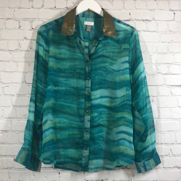 Chicos top with sequin - Picture 1 of 8